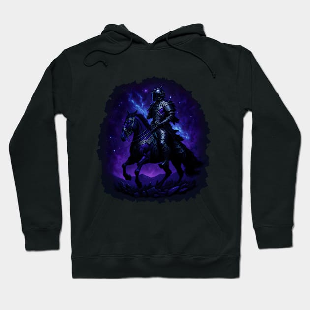 "Warrior of the Night: A Magical Warrior Embracing Splendor" Hoodie by Hexen_3